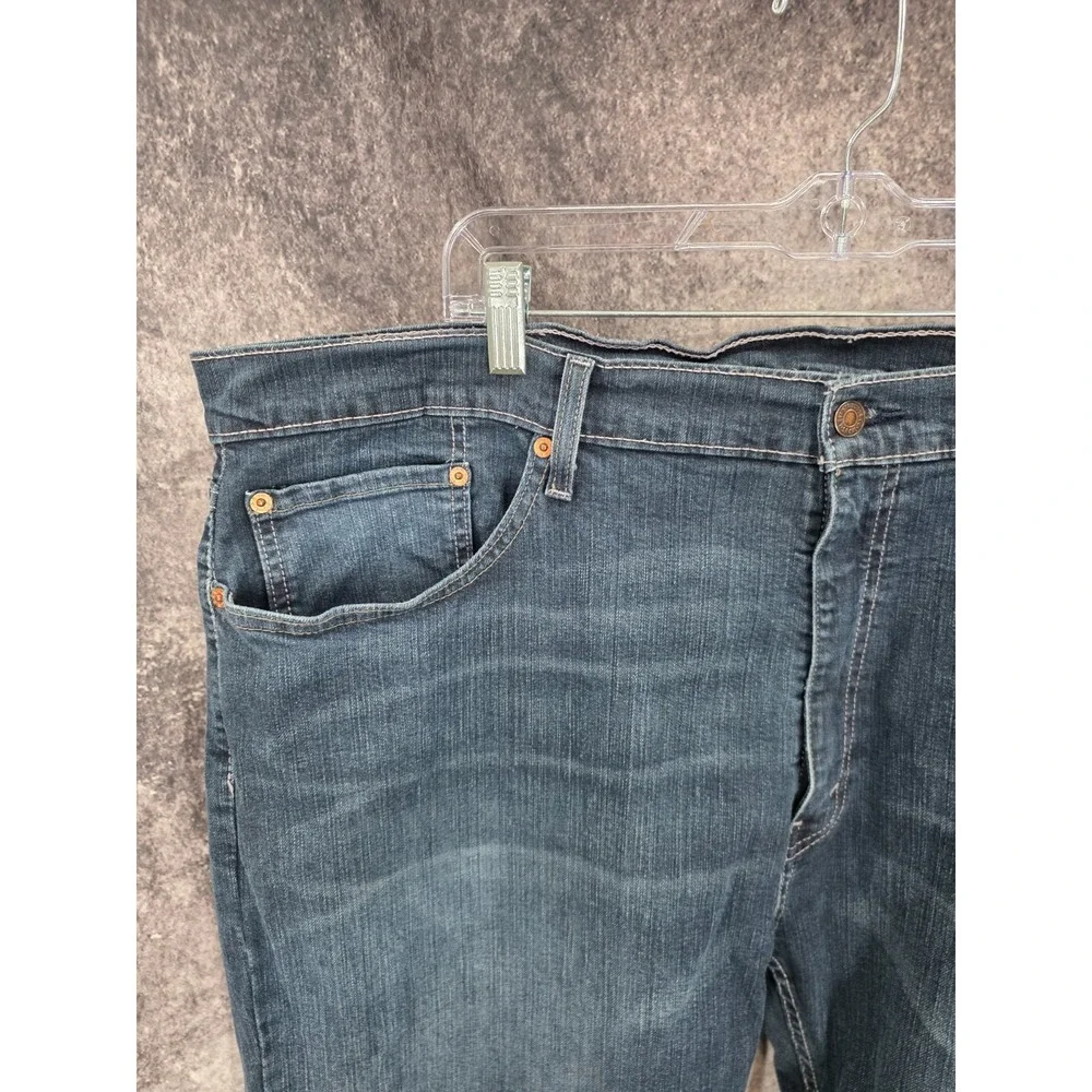 Levis 559‎ Jeans Mens 46 X 32 Blue Relaxed Fit Straight Whiskers Tag 44x32